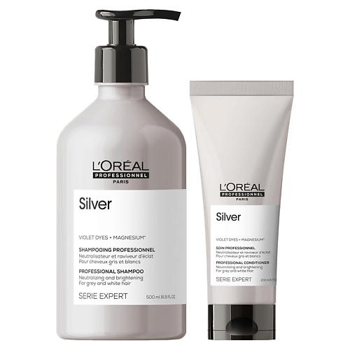 Набор для ухода за волосами L'OREAL PROFESSIONNEL Набор для нейтрализации желтизны L'Oreal Professionnel Serie Expert Silver