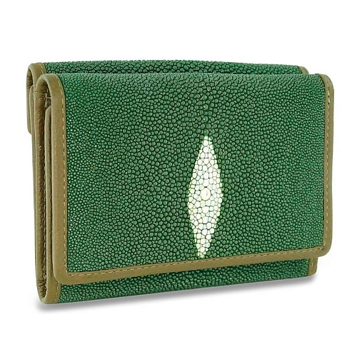 

EXOTIC LEATHER GENUINE PREMIUM ACCESSORIES Стильный женский кошелек из кожи ската Mosart Custini, Стильный женский кошелек из кожи ската Mosart Custini