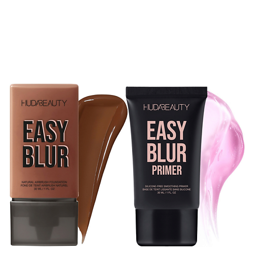 

HUDA BEAUTY Набор для безупречного тона кожи Easy Blur Foundation & Primer, Набор для безупречного тона кожи Easy Blur Foundation & Primer