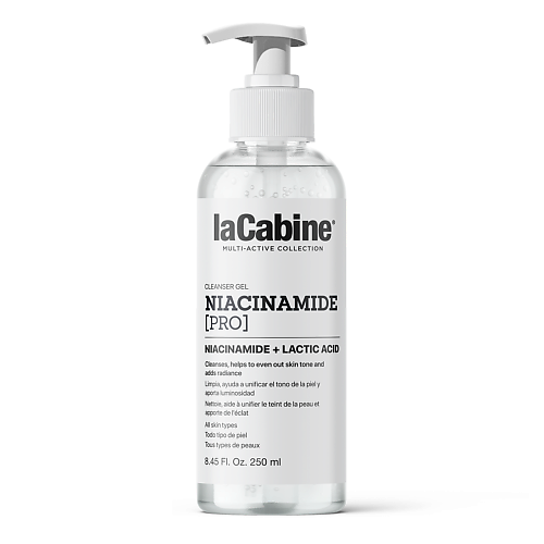 

LACABINE Очищающий гель для умывания с ниацинамидом NIACINAMIDE PRO CLEANSER GEL 250, Очищающий гель для умывания с ниацинамидом NIACINAMIDE PRO CLEANSER GEL