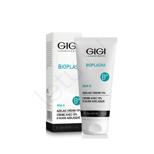 

GIGI Крем с азелаиновой кислотой 15% Bioplasma 30, Крем с азелаиновой кислотой 15% Bioplasma