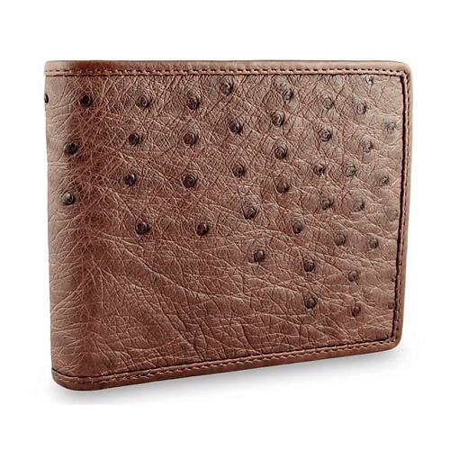 

EXOTIC LEATHER GENUINE PREMIUM ACCESSORIES Классический мужской кошелек из натуральной кожи страуса, Классический мужской кошелек из натуральной кожи страуса