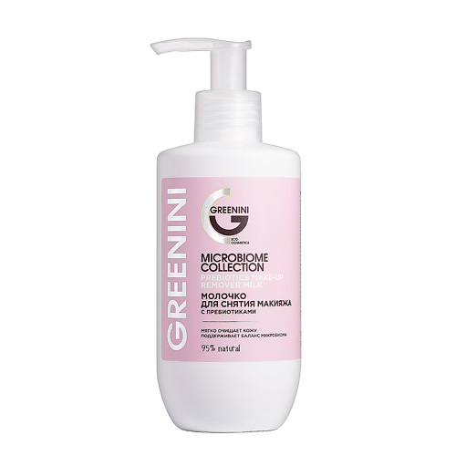 Молочко для снятия макияжа GREENINI Молочко для снятия макияжа с пребиотиками Microbiome