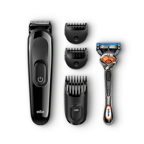 

BRAUN Триммер универсальный SK3000 4 в 1 + Бритва Gillette, Триммер универсальный SK3000 4 в 1 + Бритва Gillette