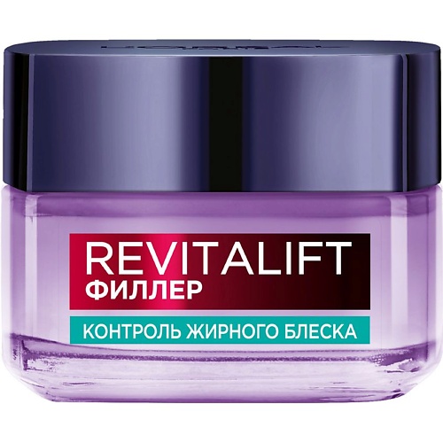 

L'ORÉAL PARIS Крем-гель гиалуроновый для лица филлер контроль жирного блеска Revitalift 50, Крем-гель гиалуроновый для лица филлер контроль жирного блеска Revitalift