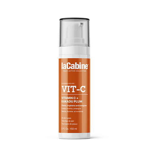Пенка для умывания LACABINE Очищающая пенка для умывания с витамином С. VIT-C CLEANSING MOUSSE