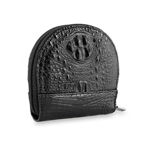 Монетница EXOTIC LEATHER GENUINE PREMIUM ACCESSORIES Крокодиловая монетница на молнии