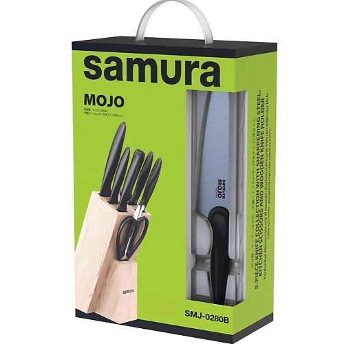 

SAMURA Набор из 5 ножей "Samura MOJO" SMJ-280B/K, Набор из 5 ножей "Samura MOJO" SMJ-280B/K