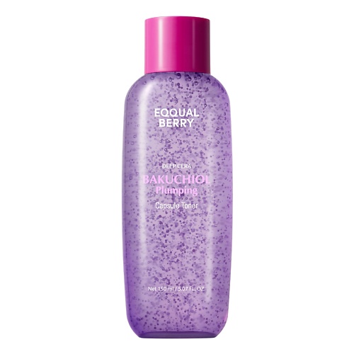 Тонер для лица EQQUALBERRY Уплотняющий капсульный тонер с бакучиолом BAKUCHIOL PLUMPING CAPSULE TONER