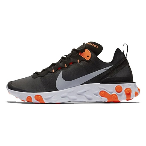 

NIKE Кроссовки React Element 55 Black Cool Grey Total Orange, Кроссовки React Element 55 Black Cool Grey Total Orange