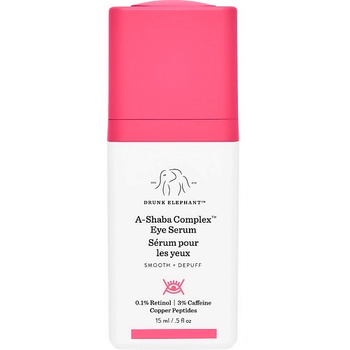 Сыворотка для глаз DRUNK ELEPHANT Сыворотка для кожи вокруг глаз A-Shaba Complex Eye Serum Smooth + Depuff