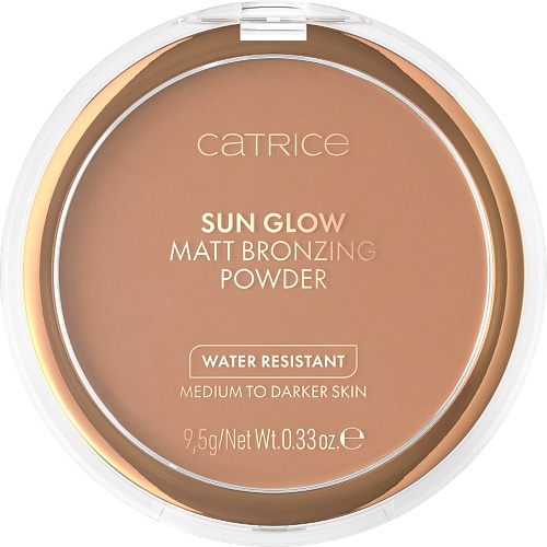 

CATRICE Бронзирующая пудра матовая Sun Glow Matt Bronzing Powder, Бронзирующая пудра матовая Sun Glow Matt Bronzing Powder