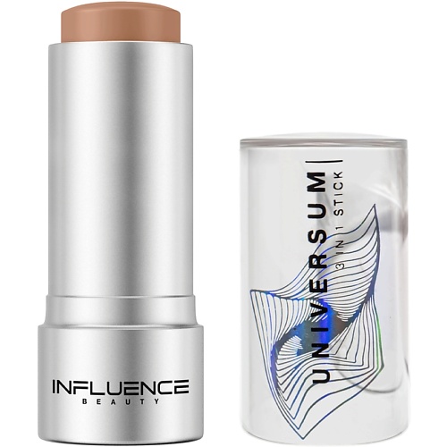 Бальзам для губ INFLUENCE BEAUTY Стик 3 в 1 UNIVERSUM универсальный