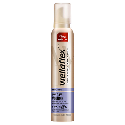 

WELLA Мусс для укладки Wellaflex ОБЪЕМ ДО 2-Х ДНЕЙ экстрасильная фиксация 200, Мусс для укладки Wellaflex ОБЪЕМ ДО 2-Х ДНЕЙ экстрасильная фиксация