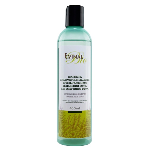 

EVINAL Шампунь при выраженном выпадении волос 400, Шампунь при выраженном выпадении волос