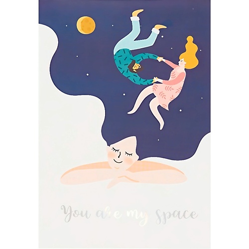

ЛЭТУАЛЬ Открытка You are my space, Открытка You are my space