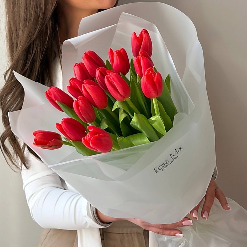 

ROSSEMIX Букет из 15 тюльпанов, Букет из 15 тюльпанов