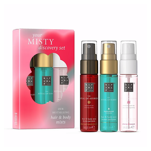 

RITUALS... Набор спреев для волос и тела Your Misty Discovery Set 60, ... Набор спреев для волос и тела Your Misty Discovery Set