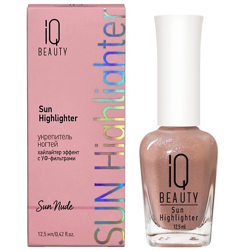 

IQ BEAUTY Укрепитель ногтей с УФ-фильтрами Sun Nude, Укрепитель ногтей с УФ-фильтрами Sun Nude