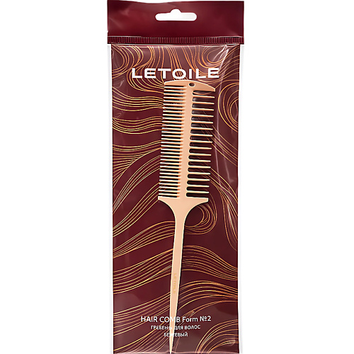 Расческа для волос ЛЭТУАЛЬ Гребень для волос Letoile Hair Comb Form № 2