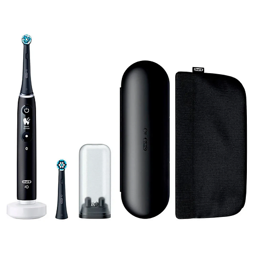 

BRAUN Электрическая зубная щетка Oral-B IO Series 6 + Дорожный футляр + Чехол, Электрическая зубная щетка Oral-B IO Series 6 + Дорожный футляр + Чехол