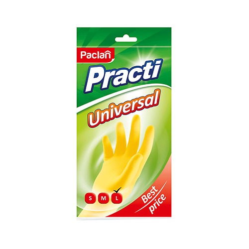 Перчатки для уборки PACLAN Перчатки резиновые универсальные