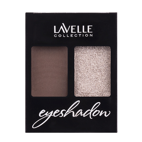 

LAVELLE COLLECTION Тени для век двухцветные коричневый тауп/металлик, Тени для век двухцветные коричневый тауп/металлик