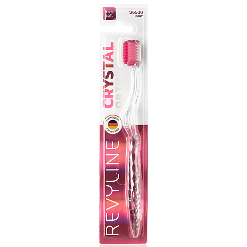 

REVYLINE Зубная щетка S6500 Crystal Ortho Ruby, Зубная щетка S6500 Crystal Ortho Ruby