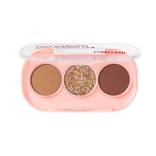 

PINK FLASH Палетка теней для век, 3 цвета, Палетка теней для век, 3 цвета