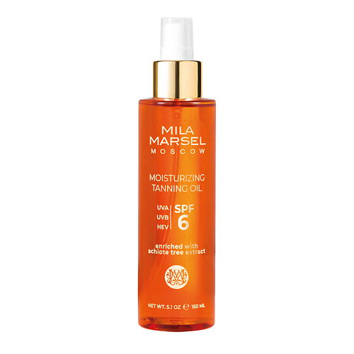 Масло для тела MILAMARSEL Увлажняющее масло для тела с эффектом загара SPF 6