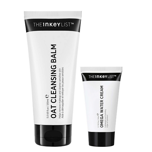 Набор средств для лица THE INKEY LIST Набор для ухода за кожей Oat Cleansing Balm & Omega Water Cream Duo