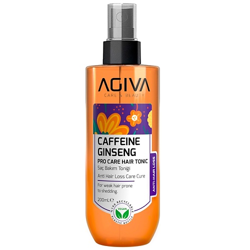 

AGIVA BEAUTY Тоник для волос Caffeine Ginseng Pro Care 200, Тоник для волос Caffeine Ginseng Pro Care