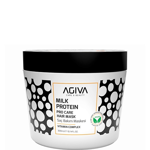 

AGIVA BEAUTY Маска для волос Milk Protein Amino Complex Pro Care 300, Маска для волос Milk Protein Amino Complex Pro Care