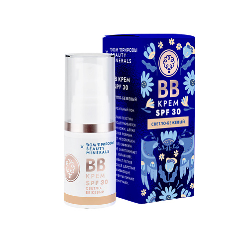 

ДОМ ПРИРОДЫ КРЫМСКАЯ МАНУФАКТУРА ВВ крем для лица SPF-30 30, ВВ крем для лица SPF-30