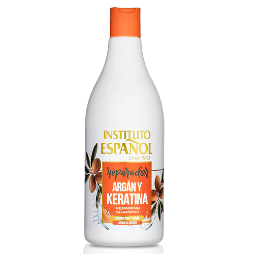 

INSTITUTO ESPANOL Шампунь восстанавливающий с арганой и кератином 750, Шампунь восстанавливающий с арганой и кератином