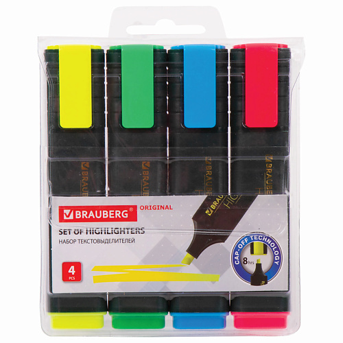

BRAUBERG Набор текстовыделителей "ORIGINAL", Набор текстовыделителей "ORIGINAL"