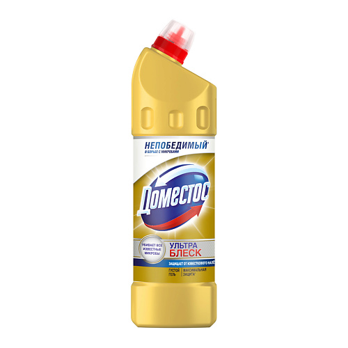 Гель для уборки DOMESTOS Лимонная свежесть, универсальное чистящее cредство гель