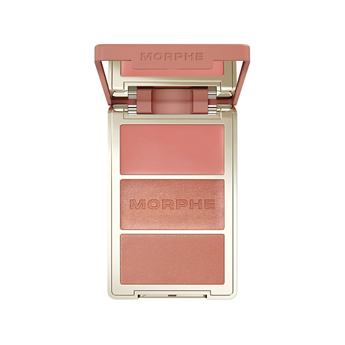 Румяна MORPHE Палетка румян Cheek Thrills Multi-Finish Face Trio