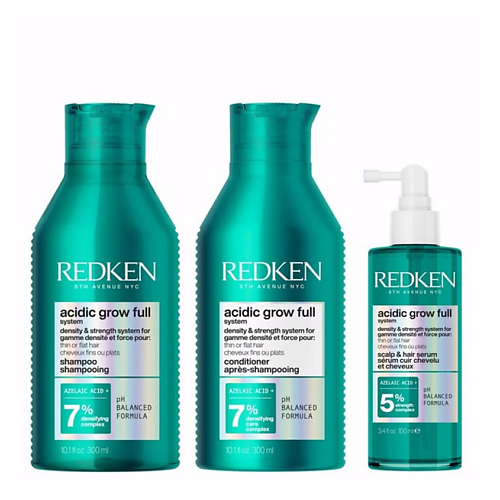 

REDKEN Набор для плотности и укрепления волос Acidic Grow Full, Набор для плотности и укрепления волос Acidic Grow Full