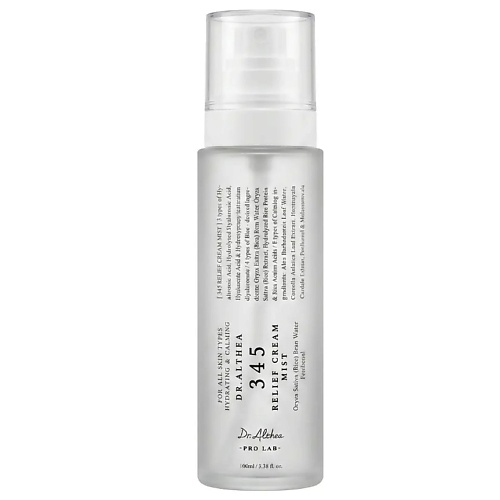 

DR.ALTHEA Успокаивающий мист с гидролатом риса и пантенолом 345 Relief Cream Mist 100, Успокаивающий мист с гидролатом риса и пантенолом 345 Relief Cream Mist