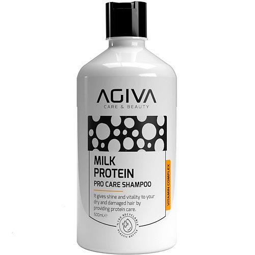 Шампунь для волос AGIVA BEAUTY Шампунь для волос Milk Protein Amino Complex Pro Care