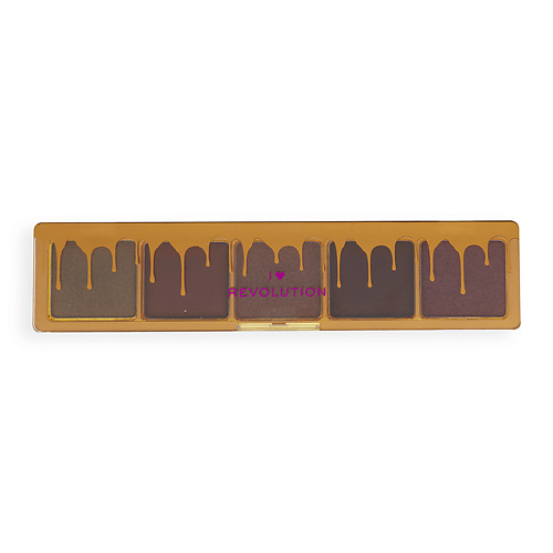 Палетка I HEART REVOLUTION Палетка теней для век Mini Chocolate Shadow Palette