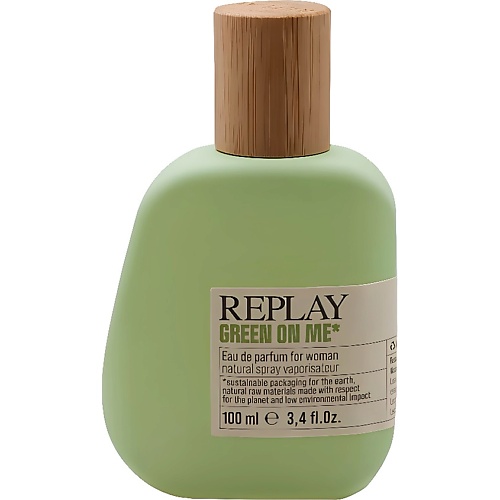 Парфюмерная вода REPLAY Green On Me For Woman