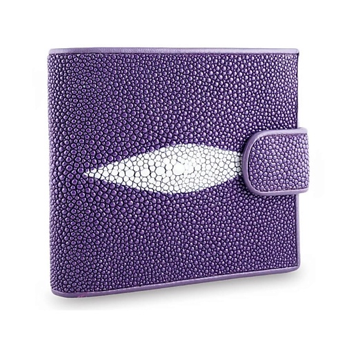 

EXOTIC LEATHER GENUINE PREMIUM ACCESSORIES Оригинальный мужской кошелек из кожи ската на застежке, Оригинальный мужской кошелек из кожи ската на застежке