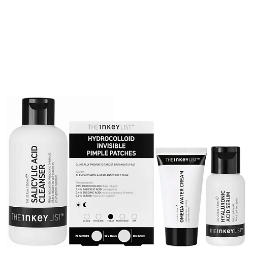 

THE INKEY LIST Набор для ухода за кожей Intro Routine for Clearer Skin, Набор для ухода за кожей Intro Routine for Clearer Skin