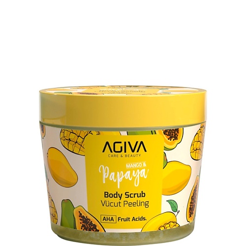 

AGIVA BEAUTY Скраб для тела Манго-папайя Body Scrub Mango & Papaya 300, Скраб для тела Манго-папайя Body Scrub Mango & Papaya