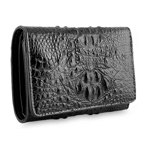 Кошелек EXOTIC LEATHER GENUINE PREMIUM ACCESSORIES Крутой женский кошелек из настоящей кожи крокодила