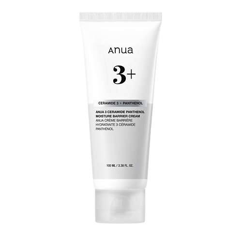

ANUA Крем для лица с церамидами и пантенолом 3 CERAMIDE PANTHENOL MOISTURE BARRIER CREAM 100, Крем для лица с церамидами и пантенолом 3 CERAMIDE PANTHENOL MOISTURE BARRIER CREAM