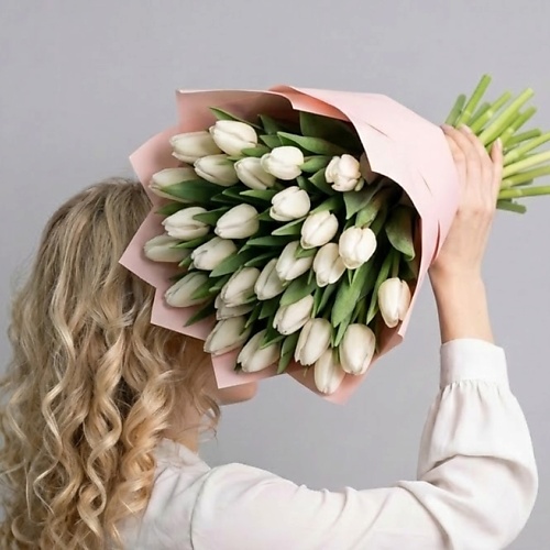 

VORNIKOV BOUQUETS Тюльпаны белые 25 шт, Тюльпаны белые 25 шт