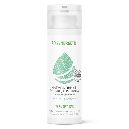 Тоник для лица SYNERGETIC Матирующий тоник для лица